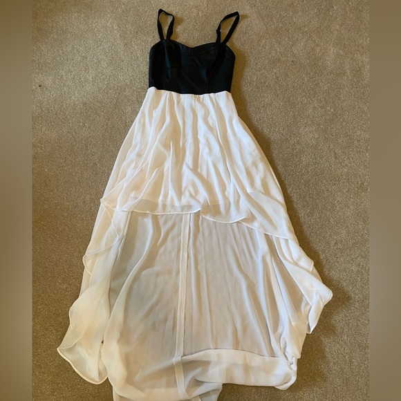 Express faux leather high low dress - Picture 1 of 4